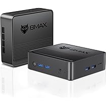 BMAX Mini PC W-11 Pro Intel N5095 (jusqu'à 2,9 GHz) 8 Go de